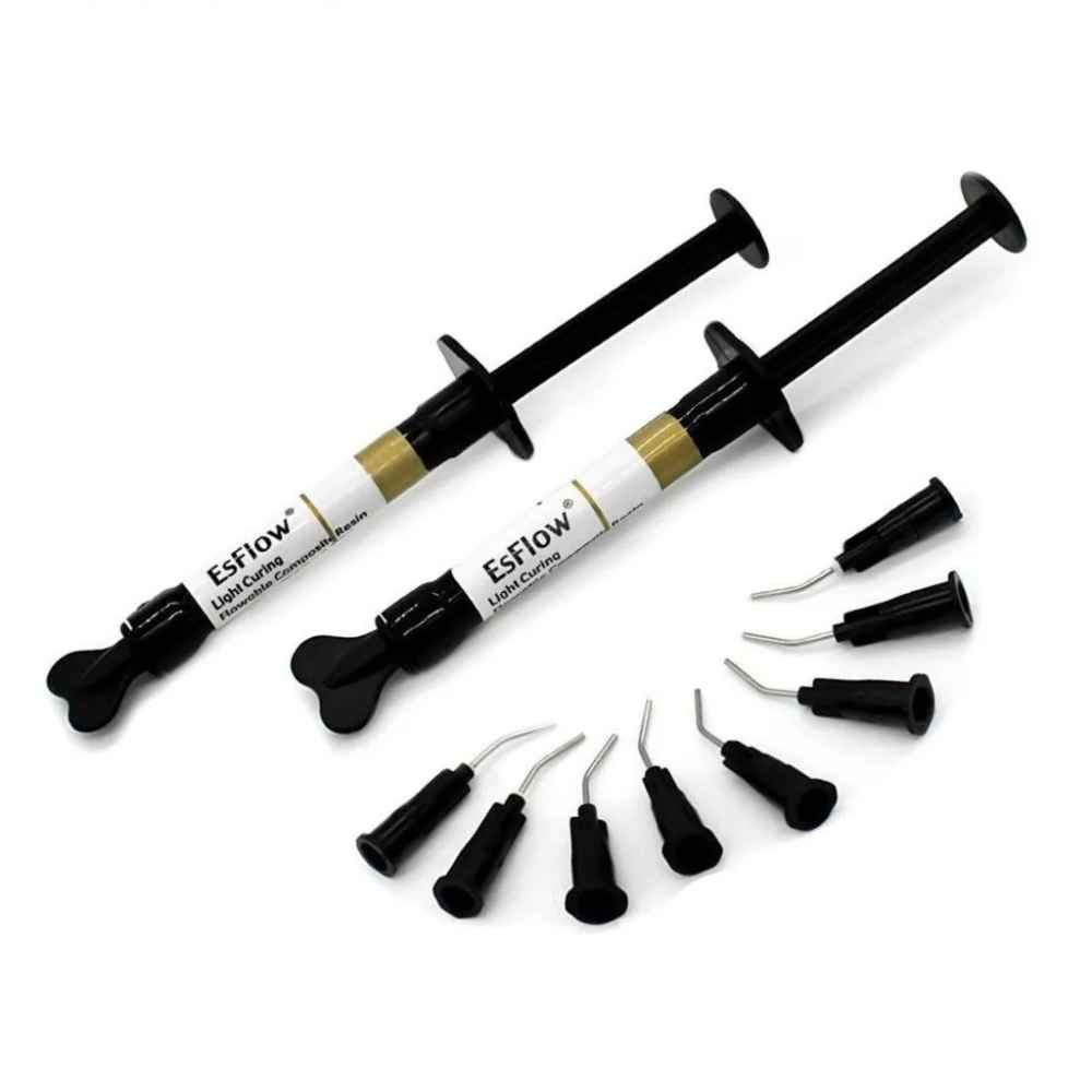 EsFlow Spident Light-Cured Flowable Composite – 2g × 2 – Made in Korea